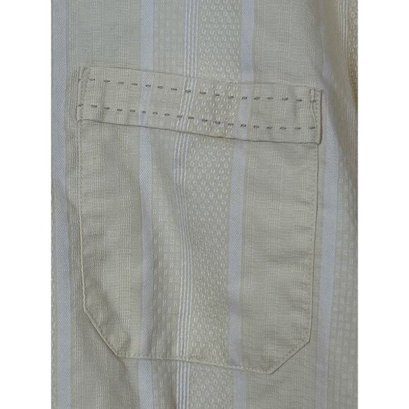 Jamaica Jaxx Vintage Silk Camp Shirt XXL Yellow - Picture 3 of 10